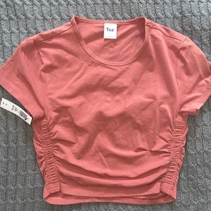 TNA Red Agril Cropped T-shirt